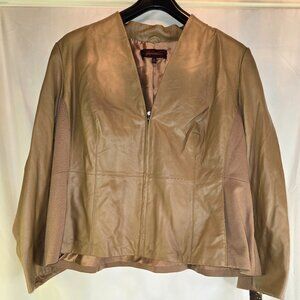 Hal Rubenstein Faux Leather Jacket
